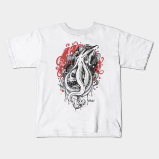 Skull x octopus Kids T-Shirt